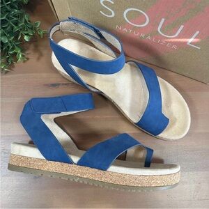 EUC SOUL Naturalizer Sandals – Size 9.5M Royal Blue